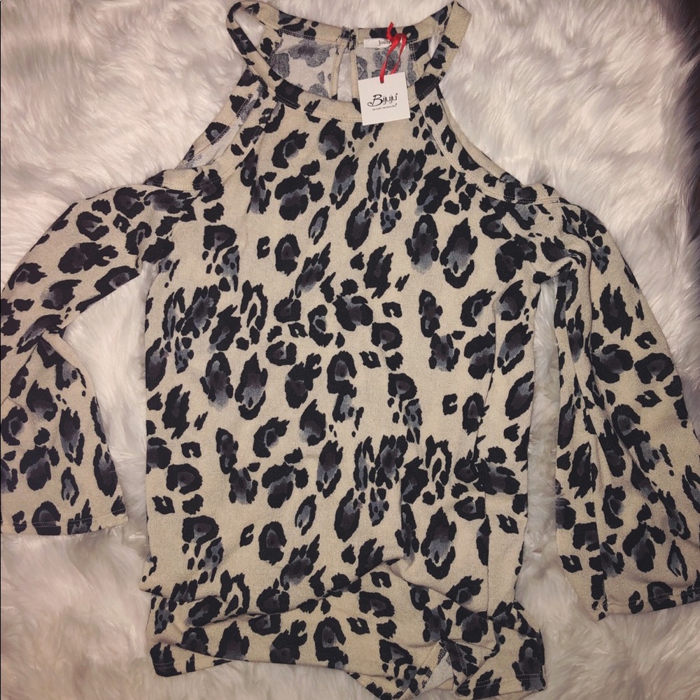Bijuju Cheetah Top. New with tags
